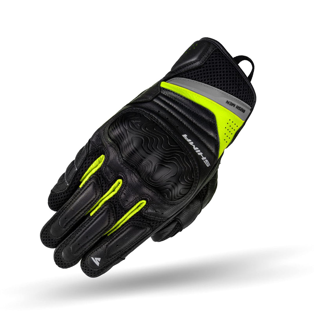 SHIMA RUSH Motorradhandschuhe - Atmungsaktive, Verstärkte, Stadt, Sommer, Touchscreen Handschuhe mit