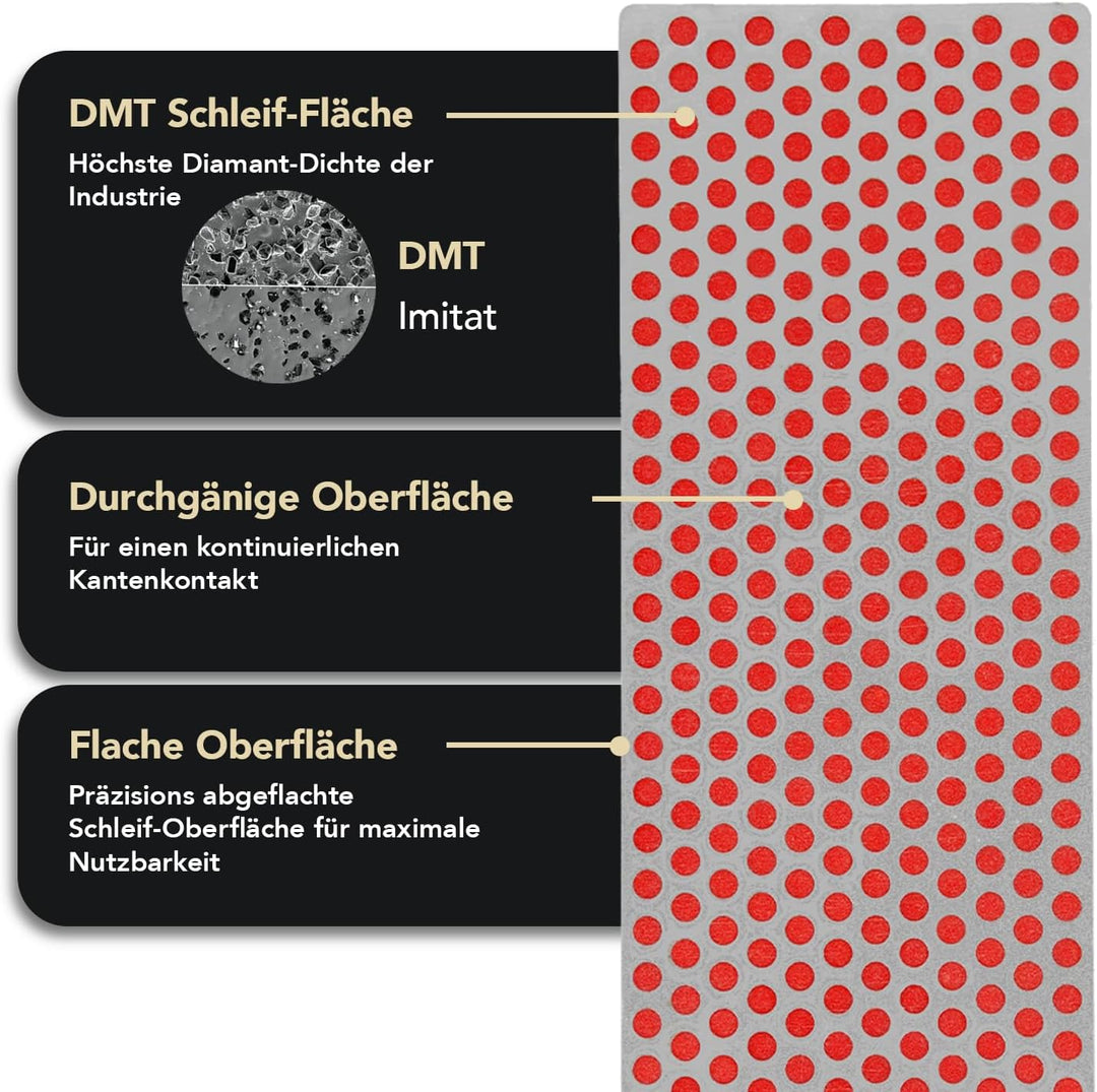 DMT Diamant-Schärfstein fein mit Hartholzbox, 15.2 cm / 6 Zoll, 1 Stück, W6F 15.2 cm / 6 Zoll Fein,