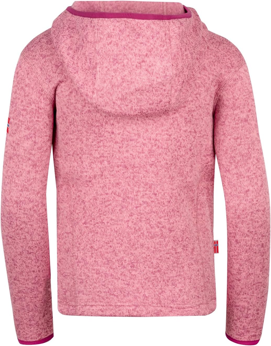 Trollkids Jondalen XT Mädchen Kapuzen Fleecejacke, 92 Violett/Pflaume