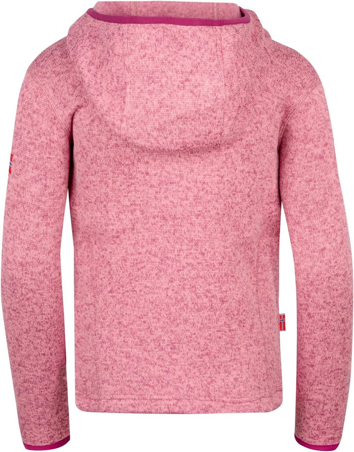 Trollkids Jondalen XT Mädchen Kapuzen Fleecejacke, 92 Violett/Pflaume