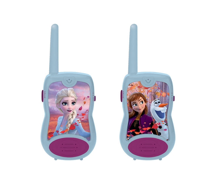 Lexibook, Die Eiskönigin, Talkies-Walkies 200m, Kommunikationsspiel für Kinder, Gürtelclip, 2 Kommun