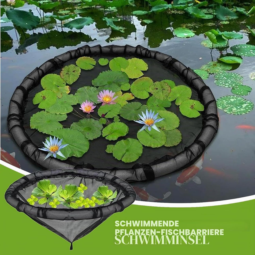 2 Stück Teich Pflanztopf Schwimmend, Teichpflanzenschutz, 45 cm Schwimmender Pflanzenschutz Für Seen