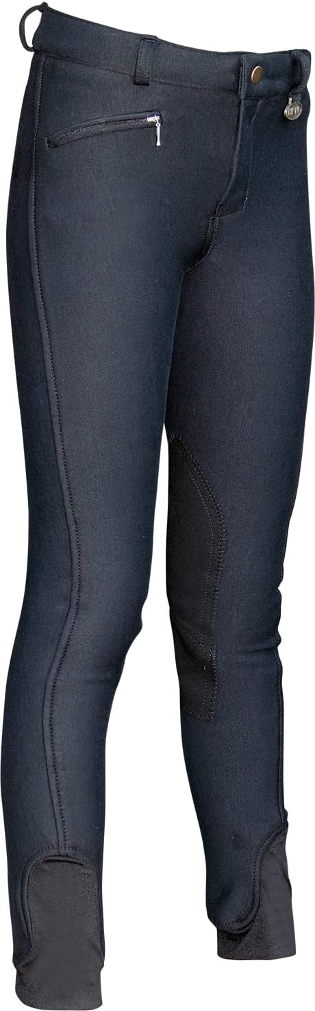 HKM Damen Reithose Silikon Vollbesatz Kate Bordeaux Weiss 46, Weiss 46