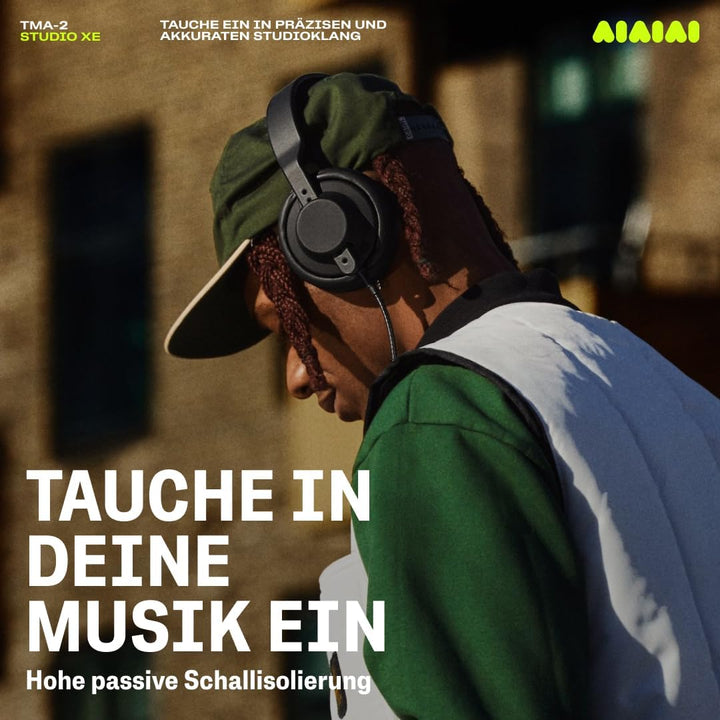 AIAIAI TMA-2 Studio XE – Professionelle geschlossene Studio-Kopfhörer mit ausgewogenem, detaillierte
