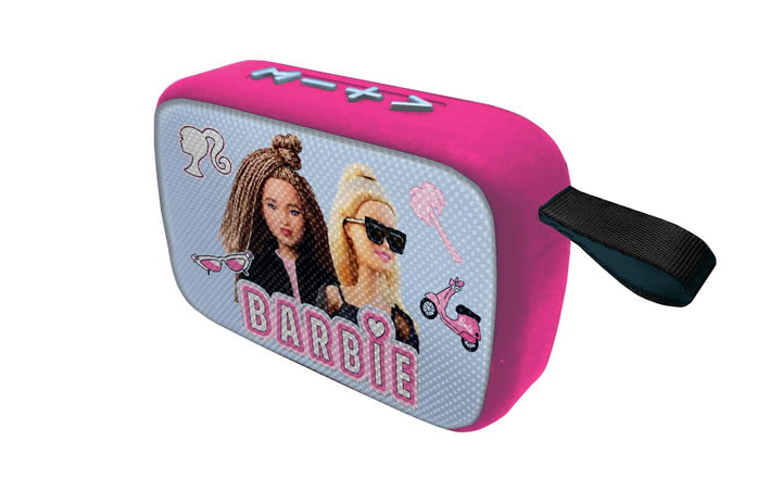 Lexibook BT018BB Mattel Barbie-Tragbarer Bluetooth-Lautsprecher, kabellos, USB-C, SD/TF-Karte, wiede