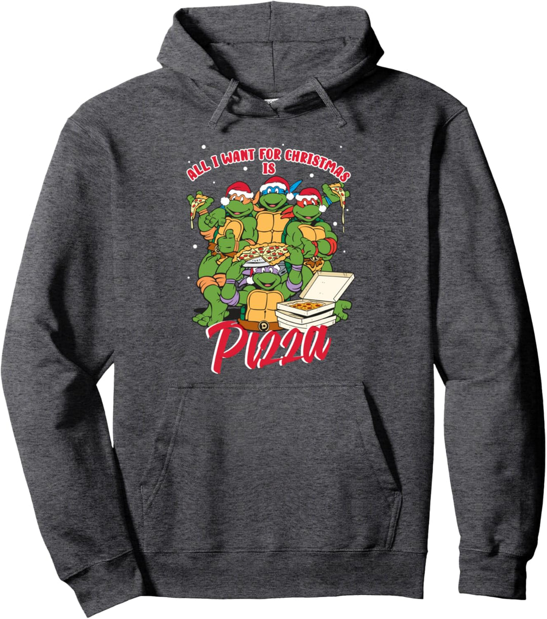Teenage Mutant Ninja Turtles Christmas Pizza Pullover Hoodie