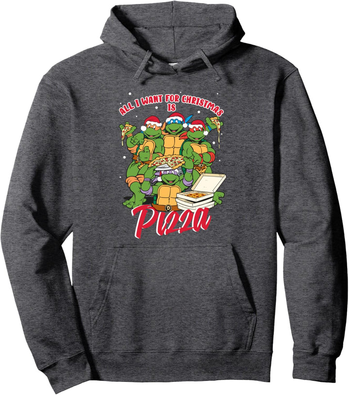 Teenage Mutant Ninja Turtles Christmas Pizza Pullover Hoodie