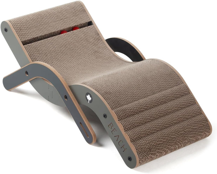 CanadianCat Company | Design-Kratzmöbel Beach Chair | Kratzbrett Katzenliege, Sonnenliege, Hängematt