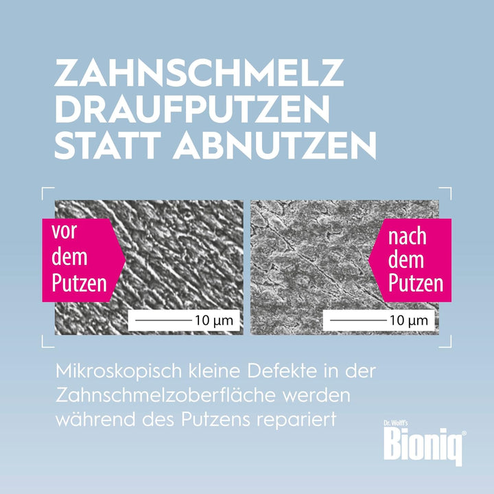 Bioniq® Repair-Zahncreme - 6 x 75 ml - reparierende Zahnpasta mit künstlichem Zahnschmelz, ohne