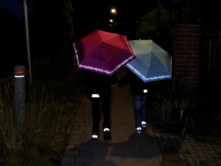 Knirps 4Kids Kinder-Taschenschirm reflective mit Reflexborte - capri, capri