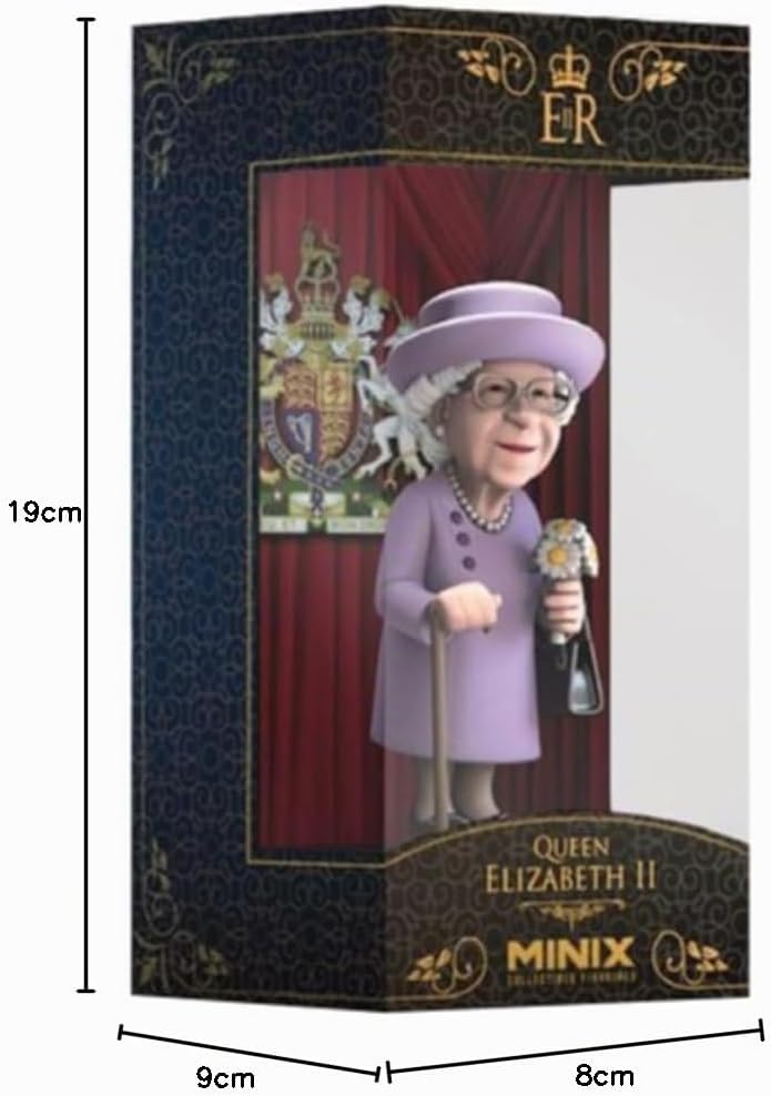 MINIX Collectible Figurines, Queen Elizabeth II - Queen Elizabeth Ii, 12 cm Sammelfigur, Ab 17+ Jahr