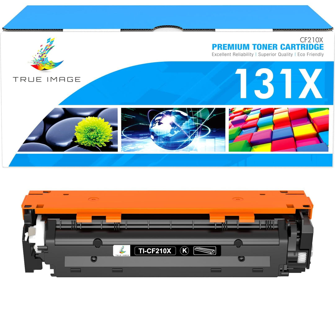 TRUE IMAGE Kompatibel Tonerkartusche als Ersatz für HP 131X CF210X 131A CF210A Laserjet Pro 200 Colo