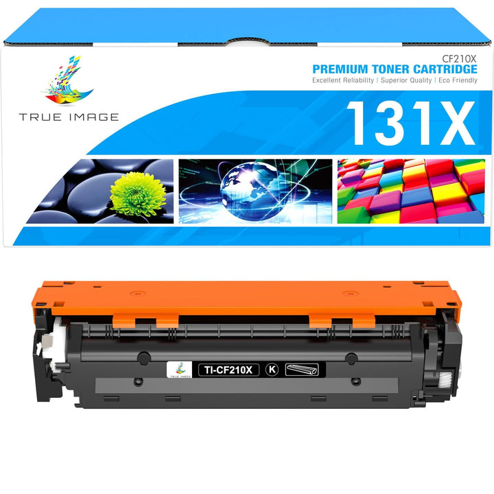 TRUE IMAGE Kompatibel Tonerkartusche als Ersatz für HP 131X CF210X 131A CF210A Laserjet Pro 200 Colo