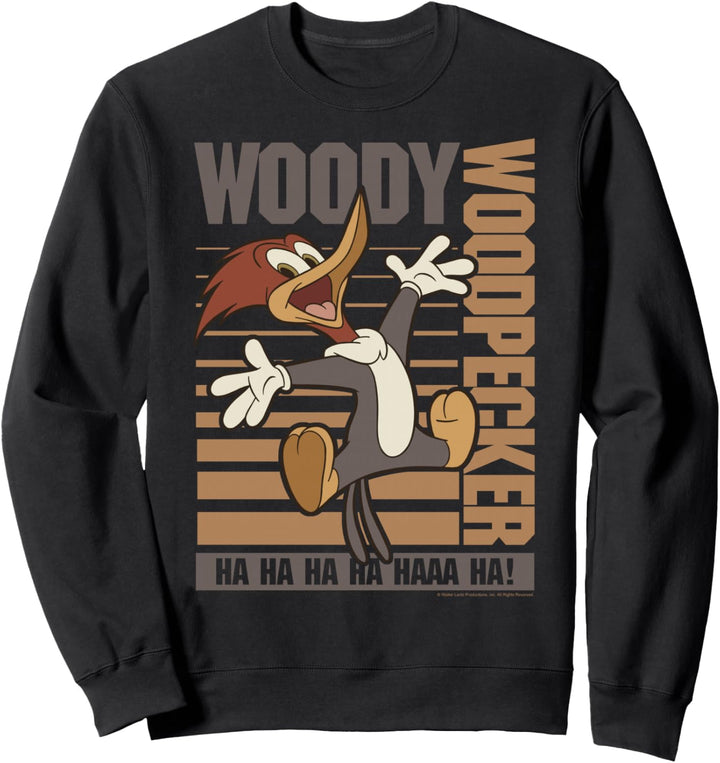 Woody Woodpecker Ha Ha Ha Jumping Poster Sweatshirt