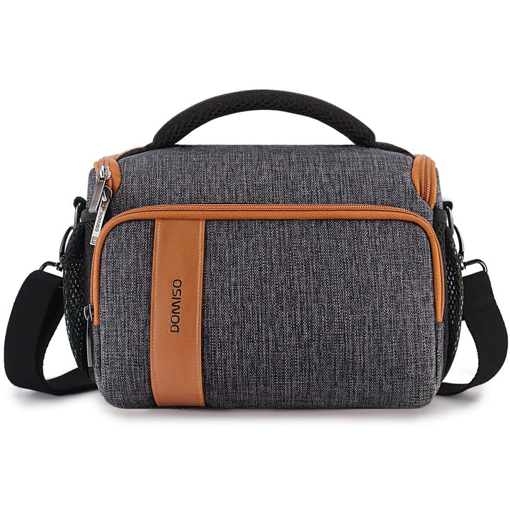 DOMISO SLR DSLR Kameratasche Wasserdicht Fototasche, Grau, Grau