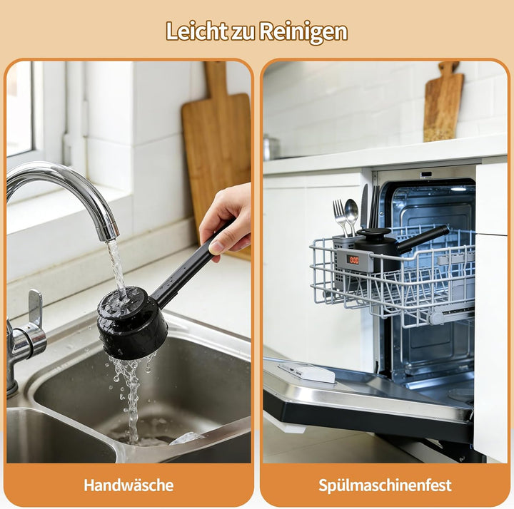 Dampfumleiter für Thermomix TM7, Dampfumleitung Zubehör für TM7 mit Sicherheitsgriff, Dampfumlenk Au