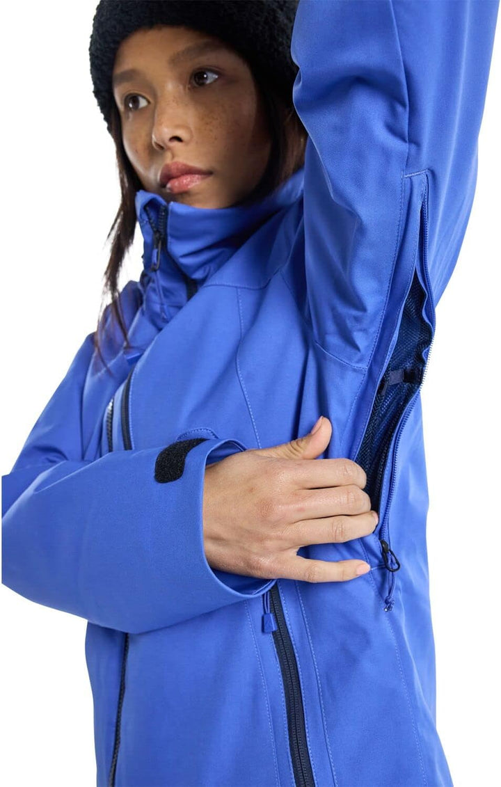 Burton Damen Lelah Snowboard JackegrünXS S Amparo Blue, S Amparo Blue