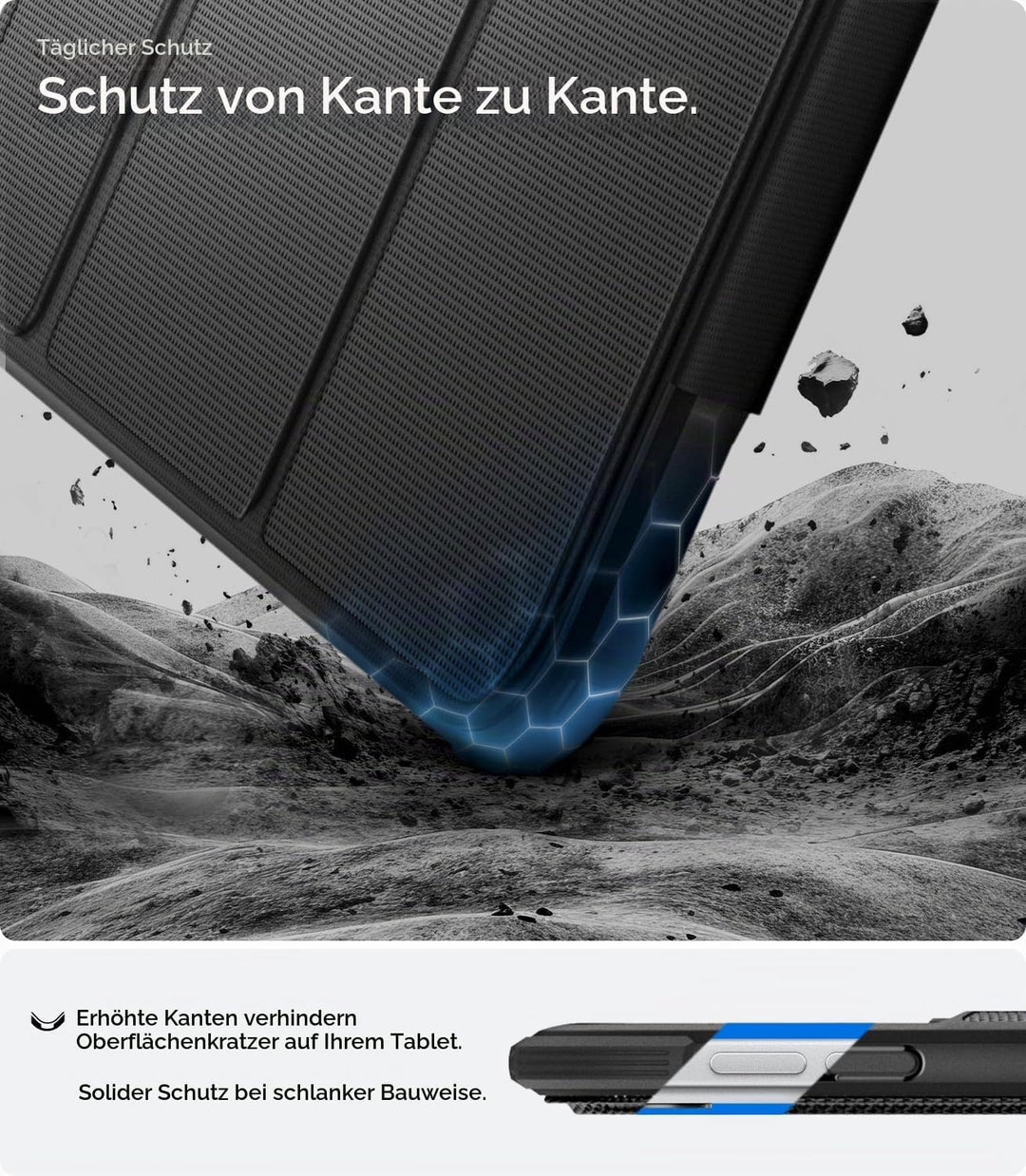Spigen Rugged Armor Pro Hülle für iPad Pro 11 Zoll M5 (2025) / M4 (2024) Chip Robustes Case Auto Sch