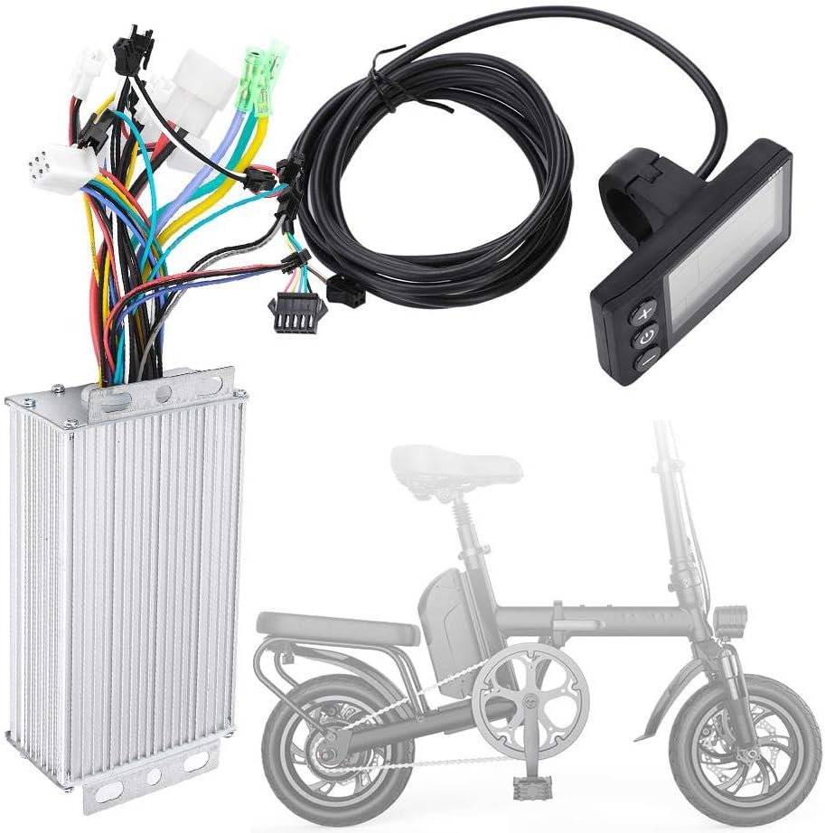 Vikye E-Bike Brushless Controller, wasserdichtes LCD-Display Elektro-Fahrradroller Motor Controller