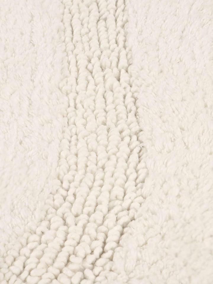 RugVista Badematte Breeze, ∅ 70 cm, Rund, Mittelflor, Anti-Rutsch, Moderner Badteppich, Maschinenwas
