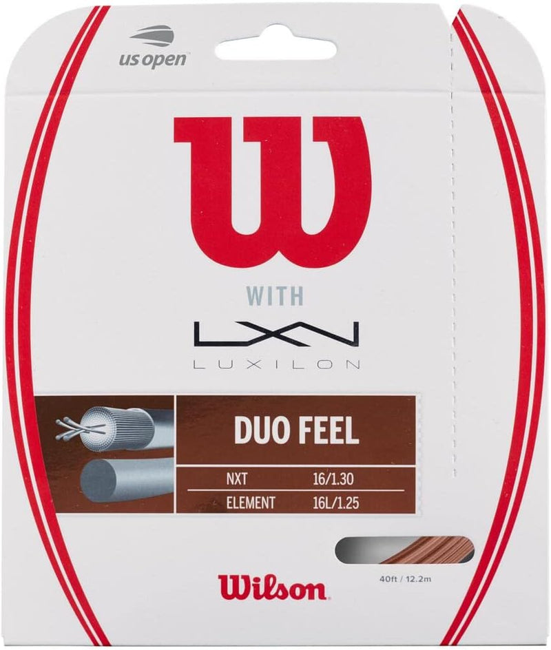 Wilson Unisex Tennissaite Duo Feel Natural und Bronze, Duo Feel Natural und Bronze