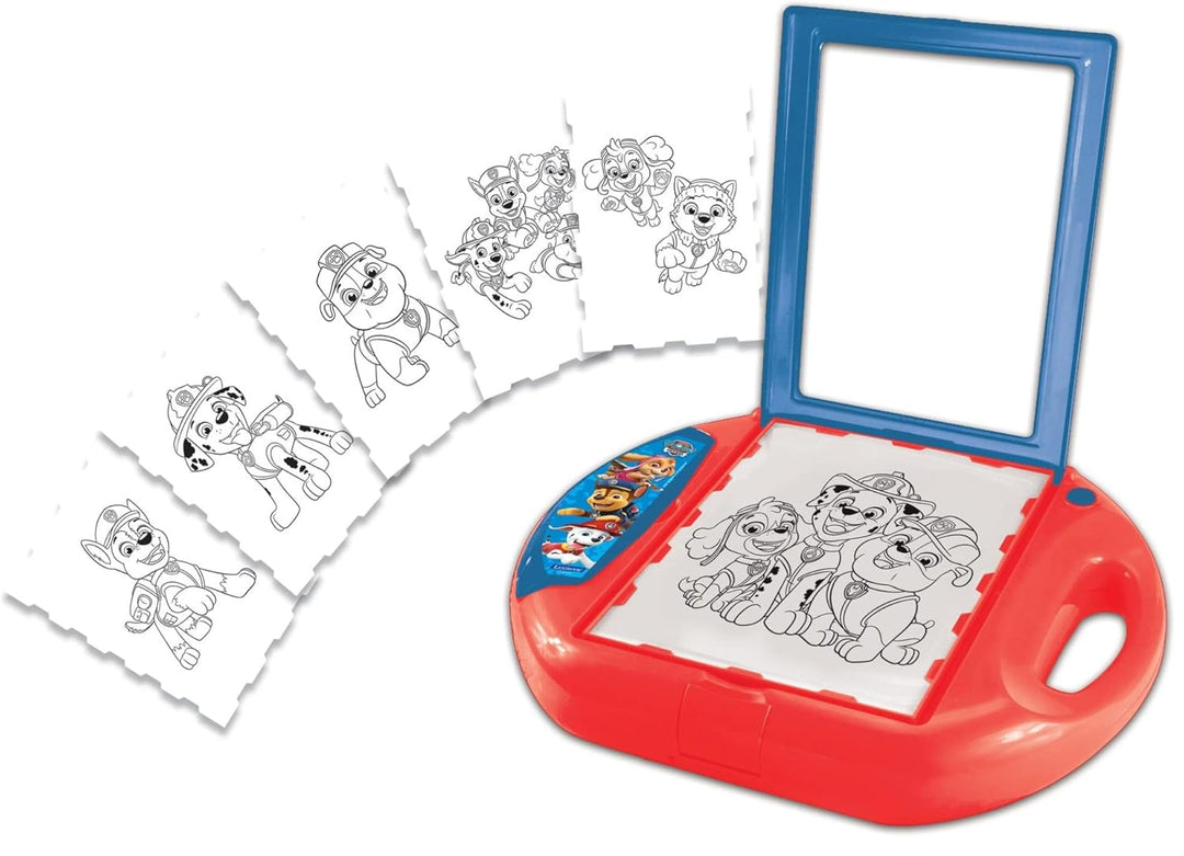 Lexibook CR310PA Paw Patrol Zeichenprojektor 4 Stempel, 10 Vorlagen, beleuchteten Fläche, 1 Stift en