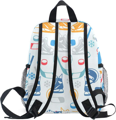 Kinderrucksack Eishockey Sportausrüstung Kindergarten Vorschule Tasche für Kleinkinder Mädchen Junge