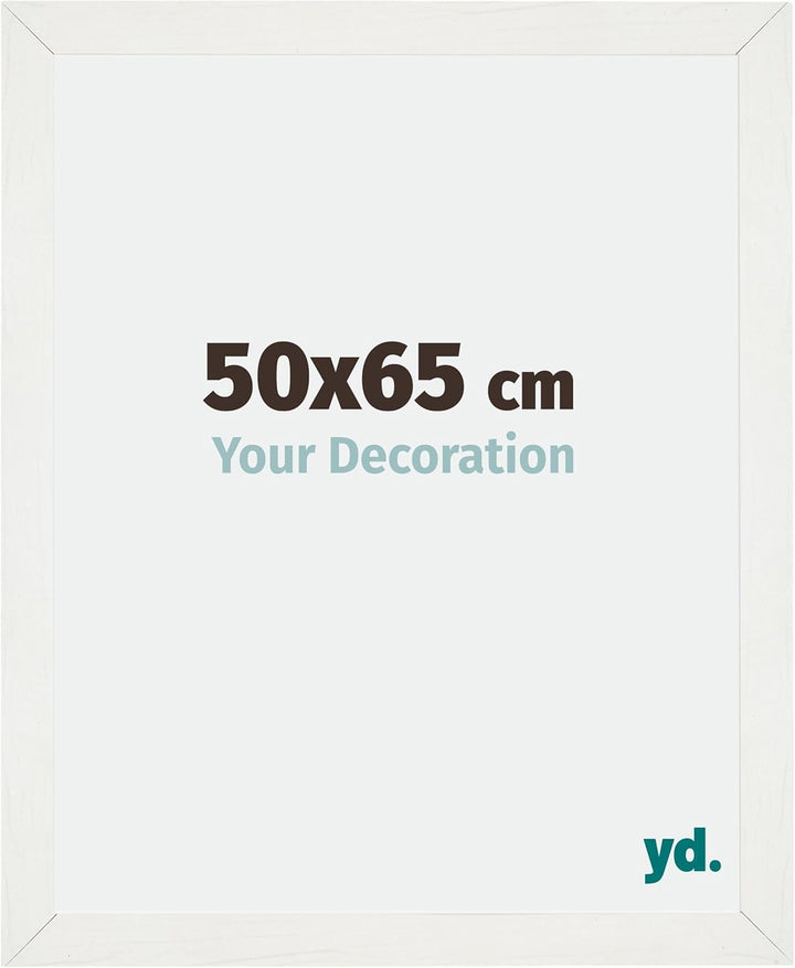 yd. Your Decoration - Bilderrahmen 50x65 cm - Bilderrahmen aus MDF mit Acrylglas - Antireflex - Ausg