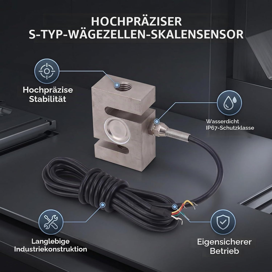 Wägezelle Sensor Wägesensors Tragbarer Gewichtssensor Skalensensor Wiegen S-Balken Präzisions 50/100