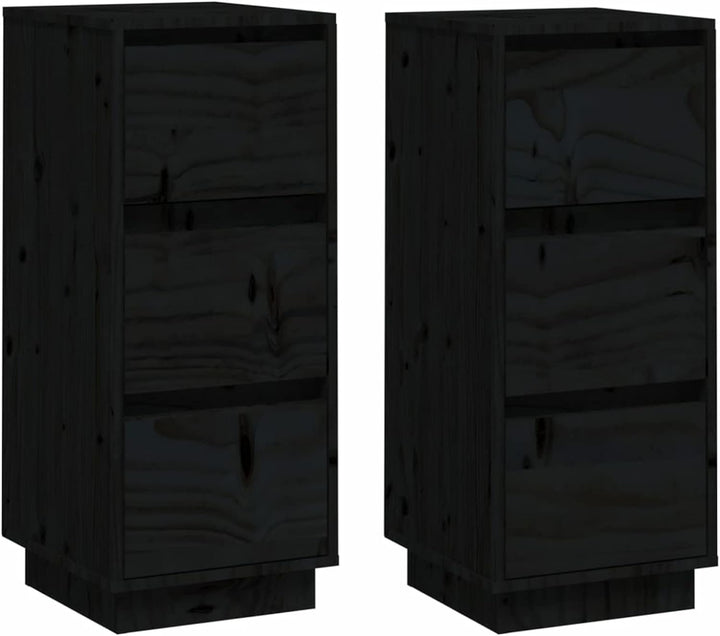 Gecheer 2 STK. Sideboard Kommode Anrichte Mehrzweckschrank Beistellschrank schubladenschrank Standsc