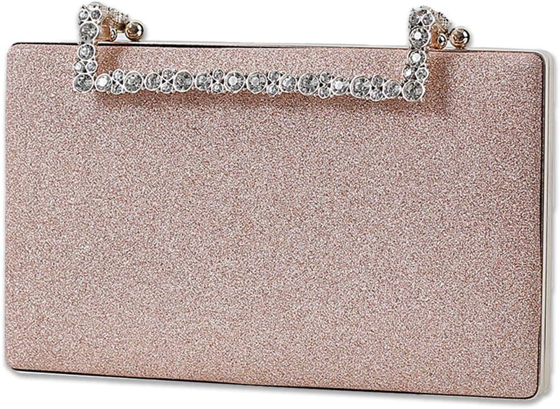 CORIOS Clutch Damen Glitzer Abendtasche Funkelnd Schultertasche Hochzeit Brautbörse Handtasche Glänz