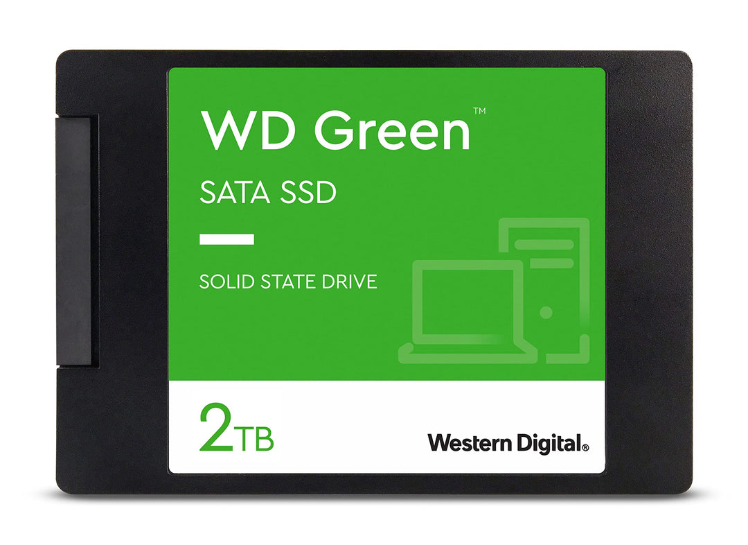 WD Green SATA SSD interne SSD 2 TB (2,5 Zoll Modul für den Einsatz in Laptops und Desktop PCs, SLC-C