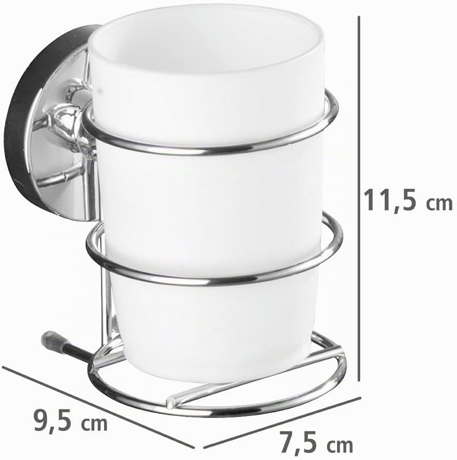 WENKO Vacuum-Loc® Zahnputzbecher Milazzo