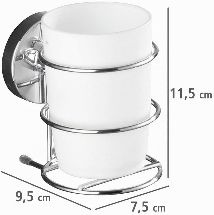 WENKO Vacuum-Loc® Zahnputzbecher Milazzo