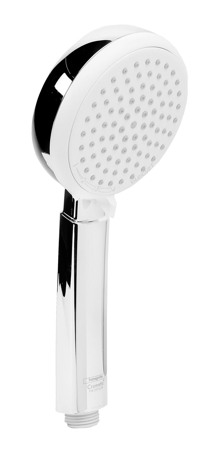 hansgrohe Duschkopf Crometta 100 (Regendusche, 4 Strahlarten), weiss/chrom Weiss/Chrom 4 Strahlarten