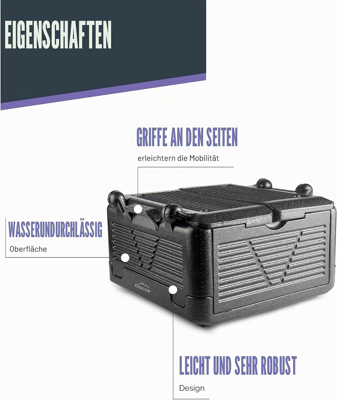 Lacor 66064 Thermobox Temple 38,5L, 38,5L