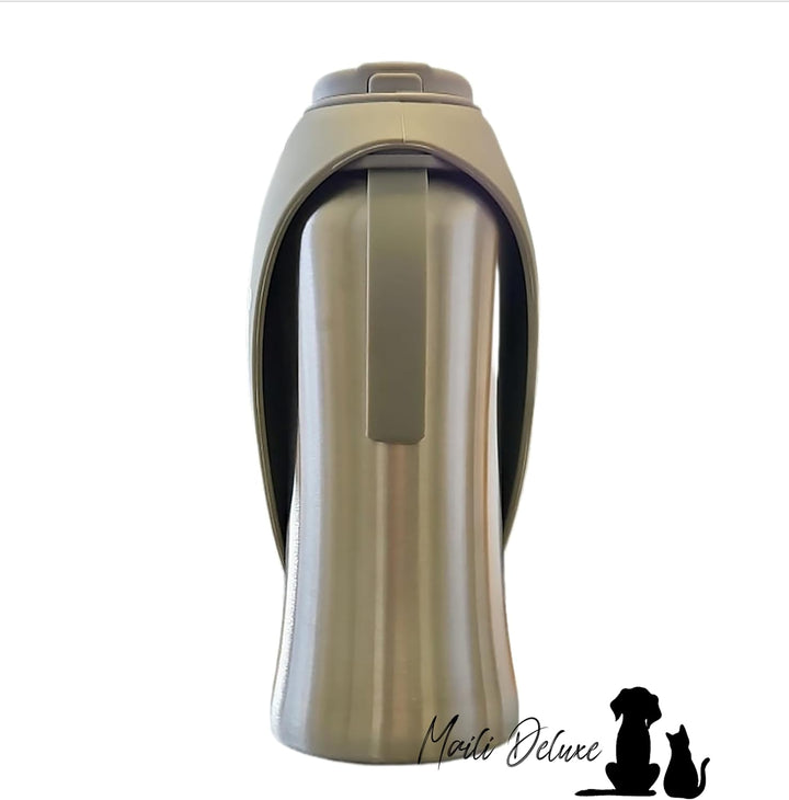 Hundetrinkflasche, Für deinen treuesten Begleiter – 800ml Isolierte Edelstahl Wasserflasche, Doppelw