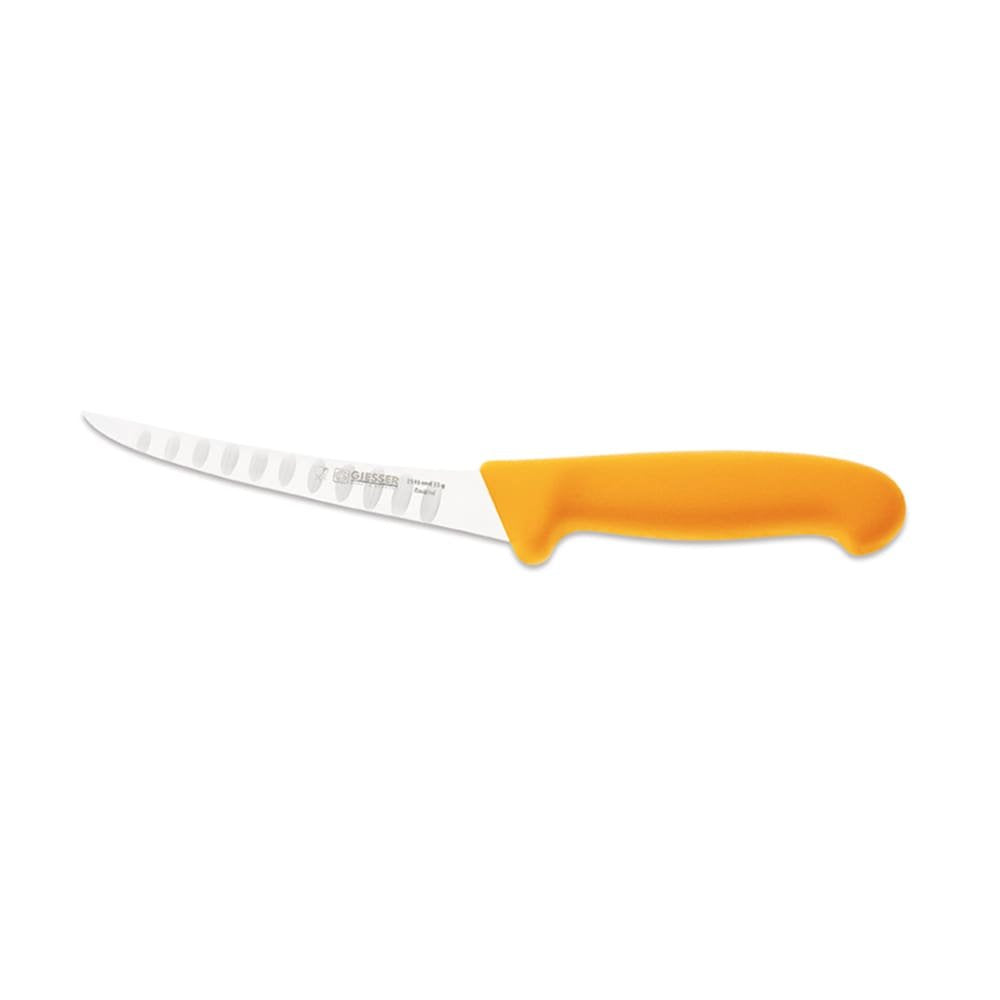Ausbeinmesser mit Kullenschliff Messer 15 cm Grau, 15 cm Grau