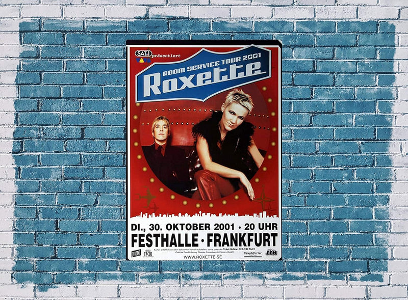 Roxette - Room Servicce, Frankfurt 2001 » Konzertplakat/Premium Poster | Live Konzert Veranstaltung