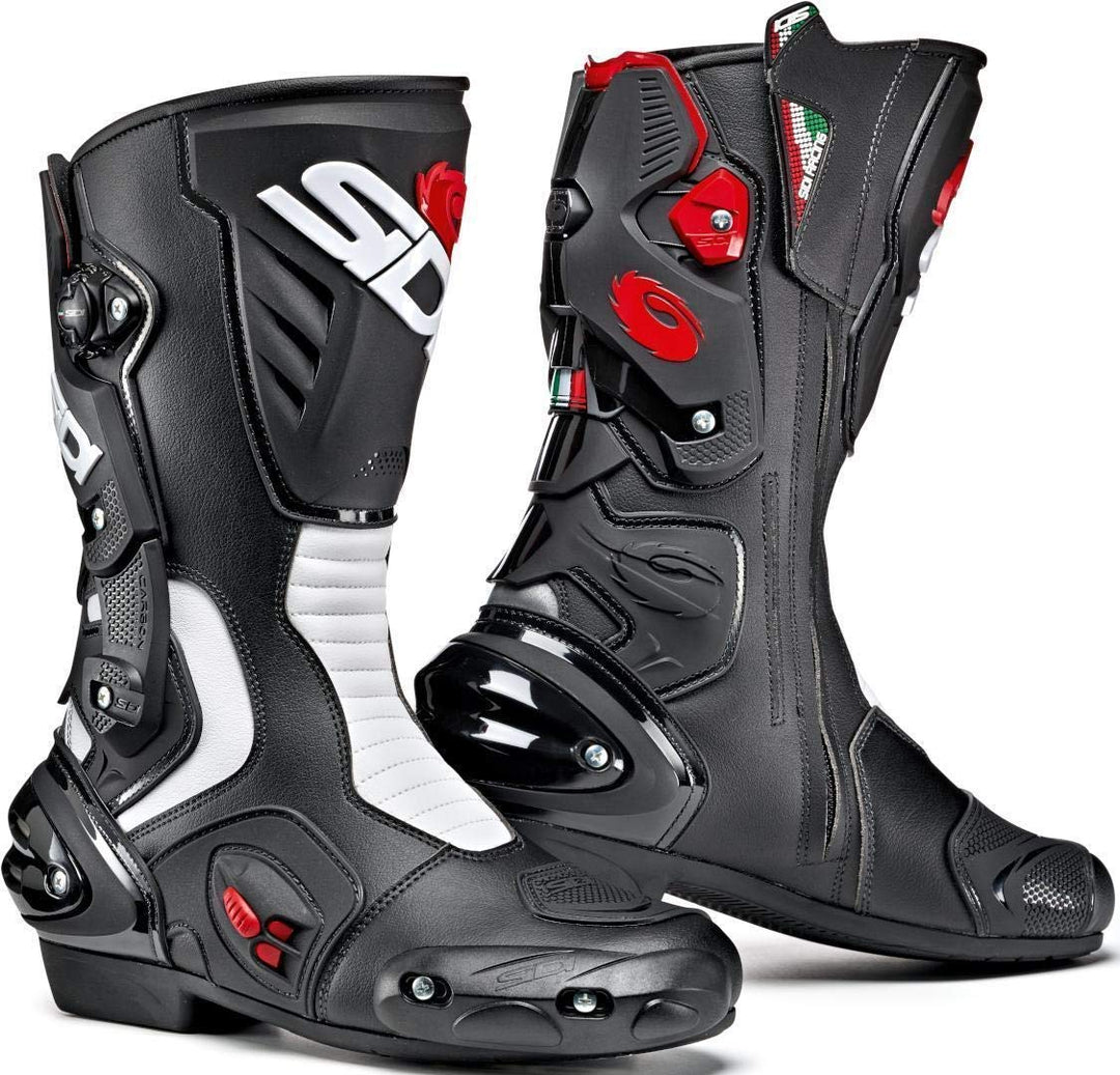 Sidi Herren Vertigo 2Motorradstiefel 47 EU Schwarz Weiss, 47 EU Schwarz Weiss