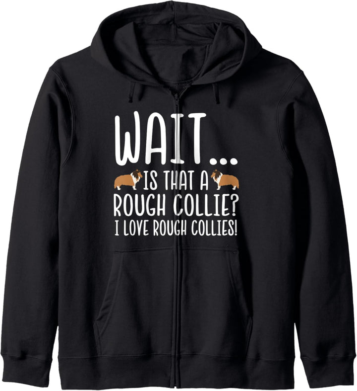 I Love Rough Collies Kapuzenjacke