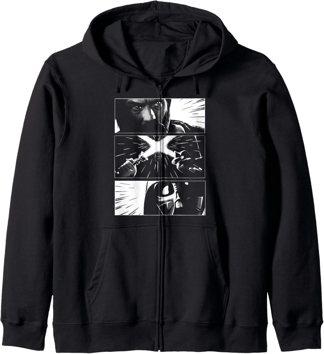 Star Wars: Obi-Wan Kenobi Vader And Kenobi Comic Panels Kapuzenjacke