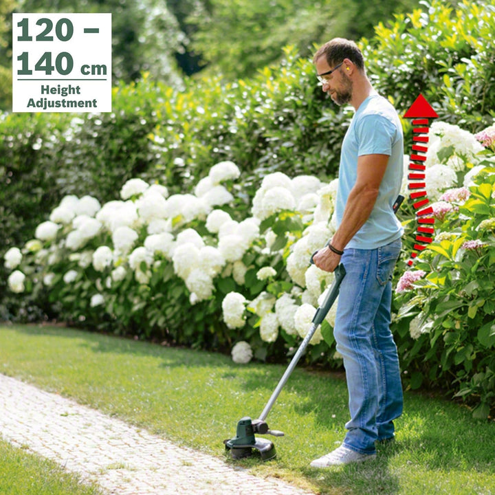 Bosch Akku Rasentrimmer UniversalGrassCut 18V-260 (1x Akku 2,0 Ah, 18 Volt System, Schnittkreisdurch