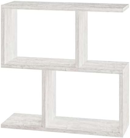HOCUS PICUS | Homemania Holz Beistelltisch mit 2 Etagen | Sofatisch, Regal-Organizer, Büro, Wohnzimm