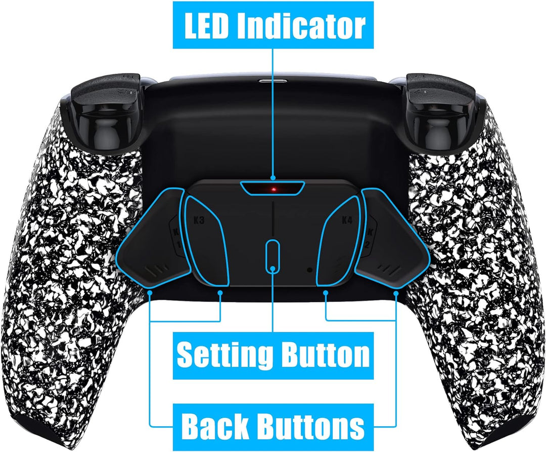 eXtremeRate Programmierbar RISE4 Remap Kit für ps5 Controller BDM-010/020,Remap Board&Rückplate Gehä