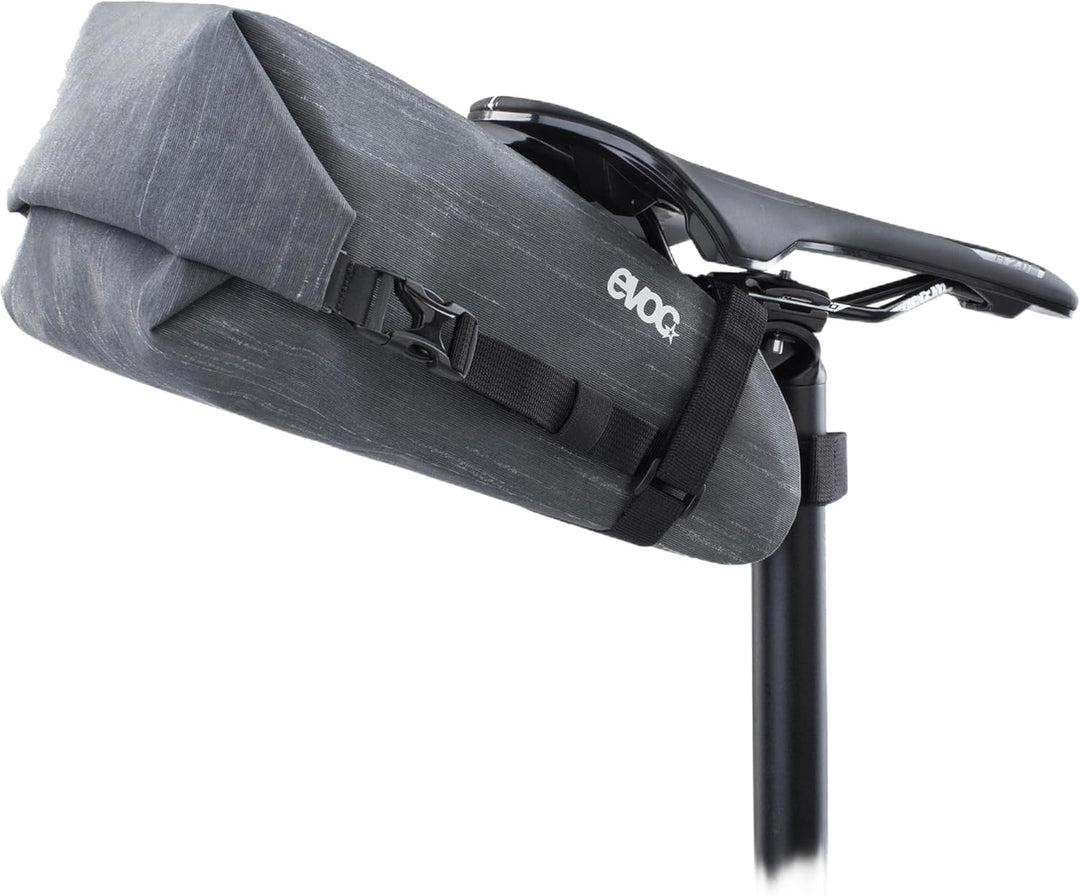 EVOC SEAT PACK WP 4, einfache Satteltasche (leichtes Fahrradzubehör, wasserfeste Bikebag, Fahrrad Ta