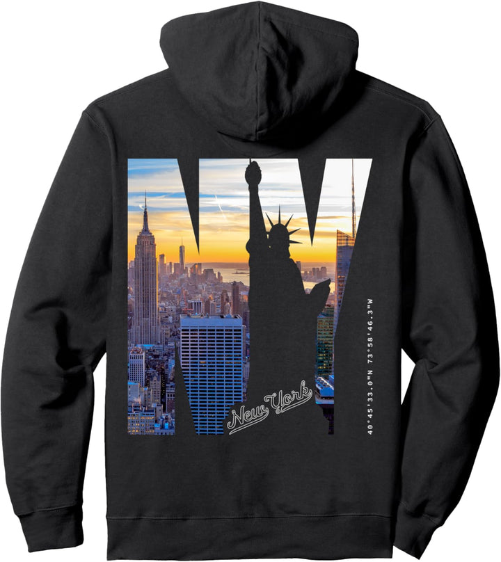 ESB Empire State Building New York City NYC USA Top Rock NY_ Pullover Hoodie