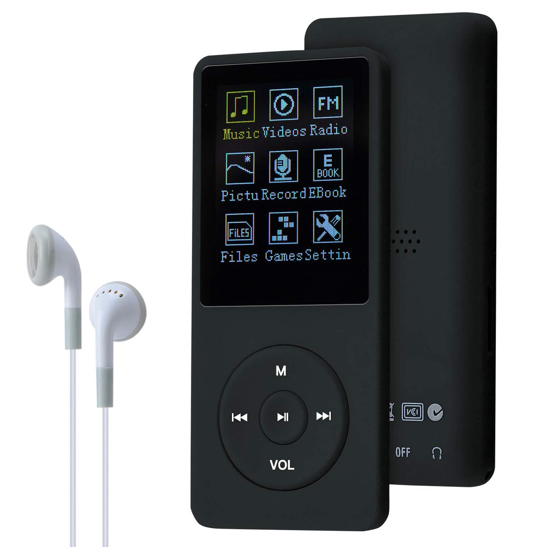 COVVY 8GB Tragbare MP3 Musik Player, Support bis zu 64GB SD Speicherkarte, Lossless Sound HiFi MP3 P