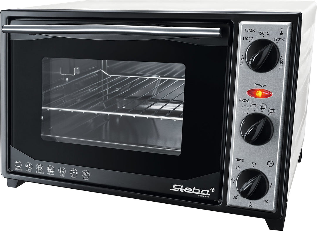 Steba KB 27 U.2 Backofen mit Grillspiess / 1500 Watt / 20 Liter / 4-Stufen