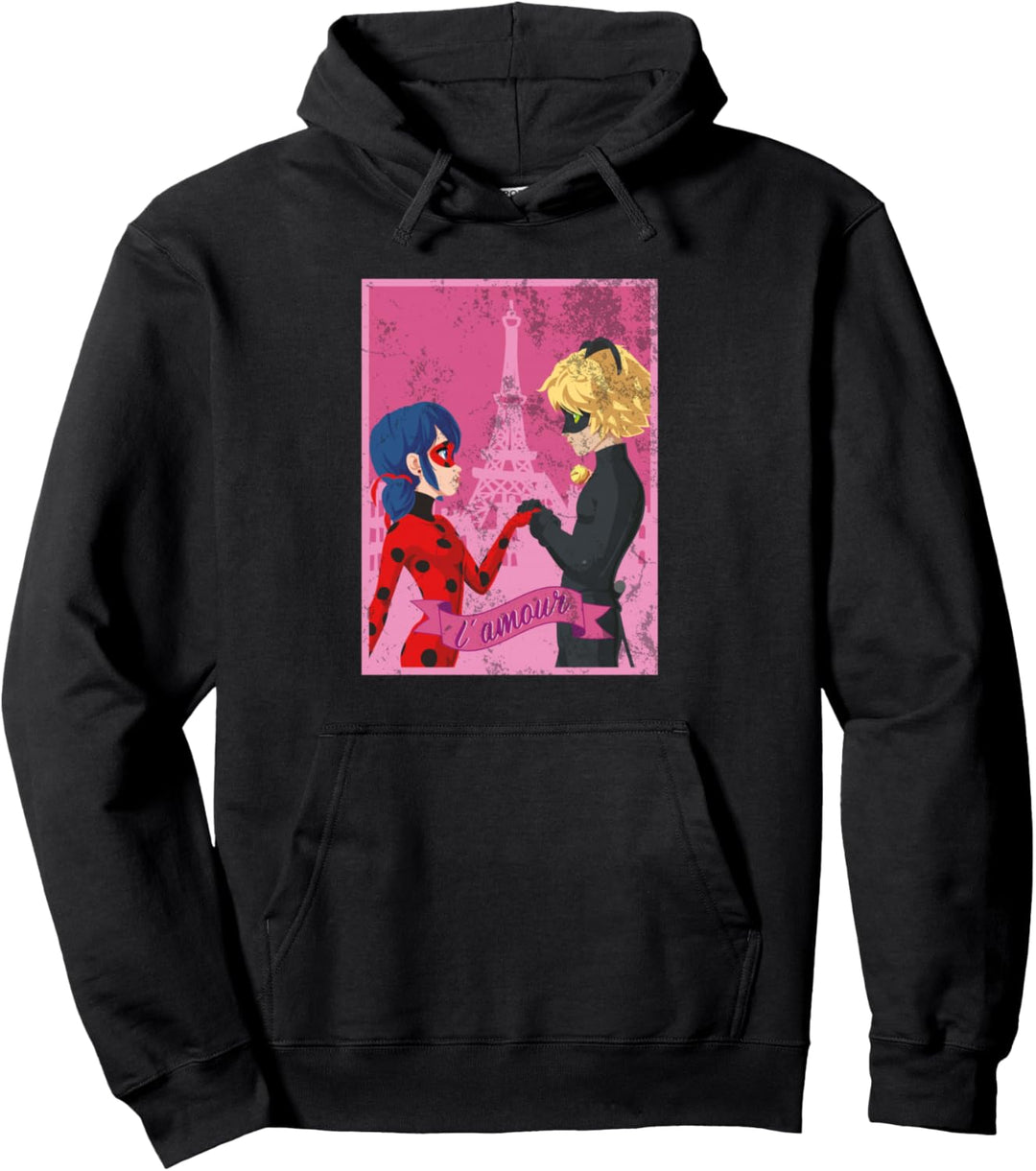 Miraculous Ladybug Vintage Collection Paris Love Pullover Hoodie